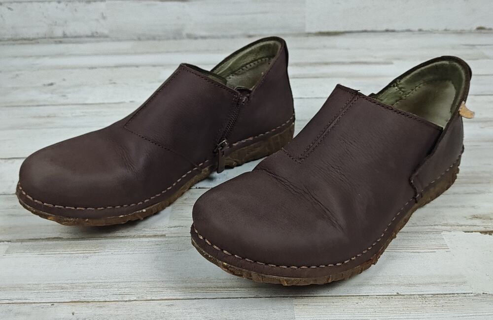 EL NATURALISTA N919 Angkor Wmn's Leather Mules/Clogs Rubber Soles EU 37/US 6.5